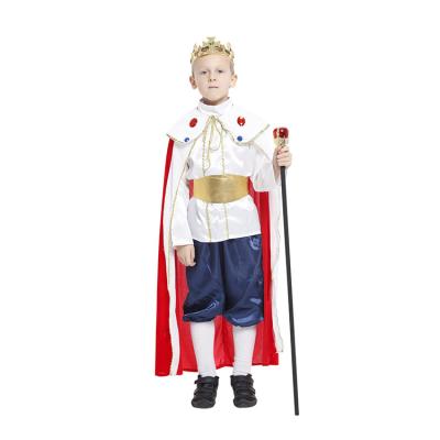 China Children Halloween Cosplay Cartoon Costume For Boys Prince King Cloak Cosplay Carnival Party Costumes Set With for sale