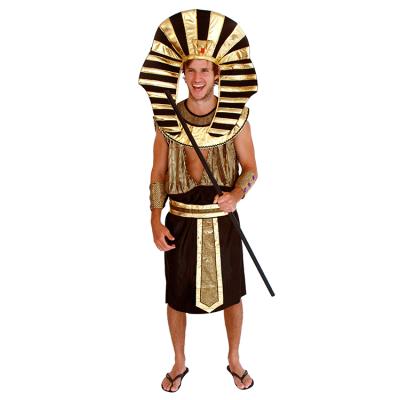 China Men Halloween Party Cosplay Performance Sleeveless Retro Egypt Costume Halloween Costumes For Adult Carnival Dress Up for sale