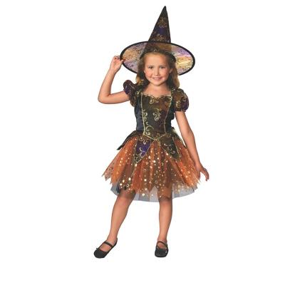 China Fancy Kids Dress Up Witch Costume Kids Classic Retro Fancy Witches Dress Up Halloween Costume For Girls for sale