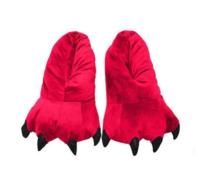 China Paw Claw Home Slippers Animal Costume Lightweight Unisex Soft Shoes for sale