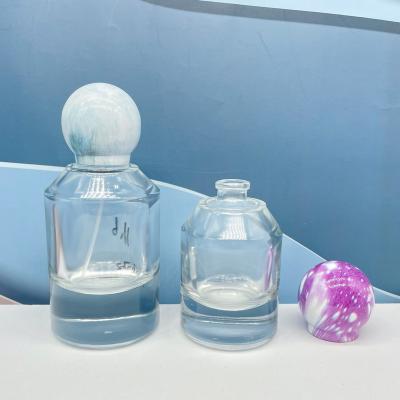 China 30ml 50ml Empty Cosmetic Glass Perfume Sprayer Perfume Bottles Skin Care for sale