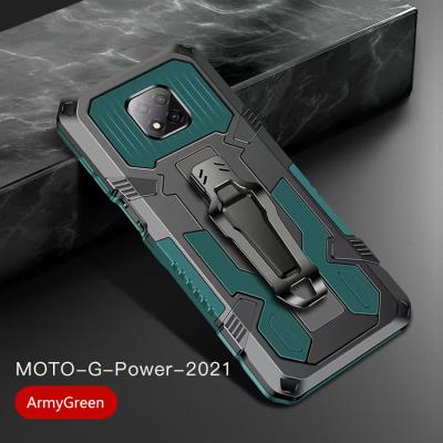 China Anti Knock TPU+PC PC+TPU Phone Case Protect Cover Shockproof Phone Cases For Motorola G POWER 2021 for sale