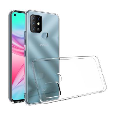 China Transparent TPU+Acrylic Shockproof Case For Infinix-Hot 10 Phone Case Back Cover for sale