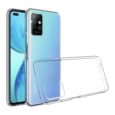 China TPU+Acrylic Clear Ultra Thin Soft Tpu Case For Infinix Note8 Transparent Phone Case Mobile Covers for sale