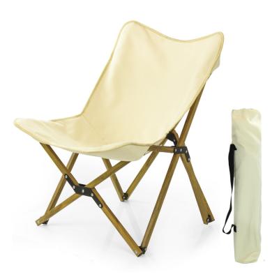 China Modern Wooden Modern Folding Chair Canvas Outdoor Compact Portable Wooden Beach Chair for sale