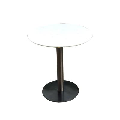 China Wholesale Price Round Bar Table Contemporary Custom Metal Base Coffee Table Outdoor Coffee Table for sale