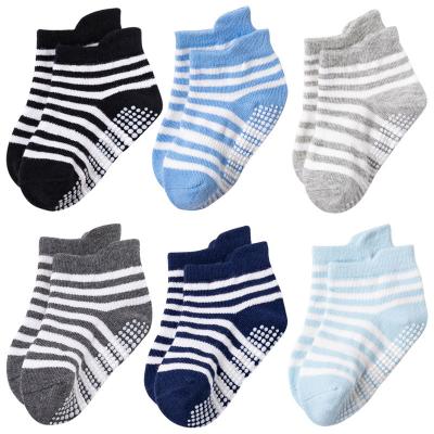 China CheapAmazon Sporty Spring Solid Color Non Slip Anti Scratch Wholesale Newborn Baby Sock Set Boys Girls Cotton Sports Baby Shoes Socks for sale