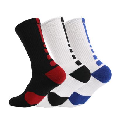 China 2021 MOQ 5pairs Wholesale Cheap Wholesale High Quality Compression Elite Basketball Sports Antibacterial Custom Running Socks for sale