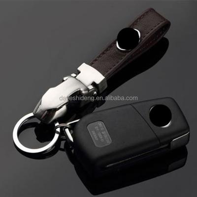 China For Car Key Alloy Car Key Chain Leather Key Ring For Rolls Royce Dodge GMC Lamborghini Ferrari Aston Martin Bentley Maserati for sale