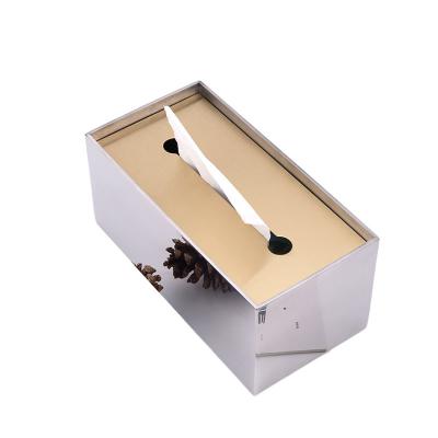 China Country The hotel specializes in high-grade metal stainless steel tissue box home tissue box for sale