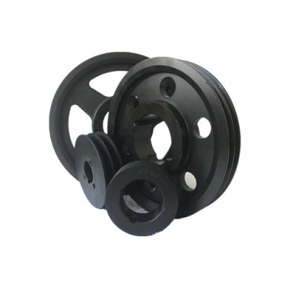 China Building Material Shops Drive Wheel Motor Machine Pulley Wear Resistant Stable And Firm Cast Iron Pulley for sale