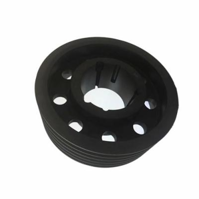 China High Hardness Guaranteed Unique Durable Cast Iron V 5 Spline Pulley Machine Quality Motor European Standard Belt Pulley for sale