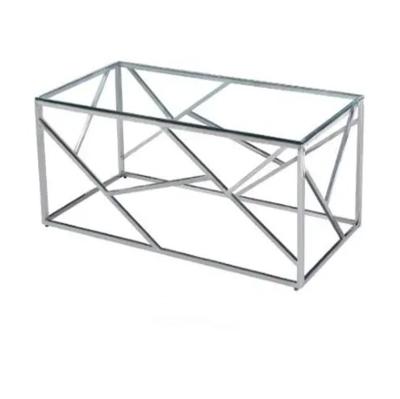 China (Other)China Metal Adjustable Modern High Quality Type Large Square Stainless Steel End Tables With Gold Stainless Steel for sale