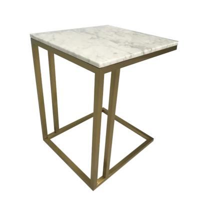 China (Other) Best Selling Durable Beautiful Square Marble C Coffee Table Adjustable Coffee Table For Living Room for sale