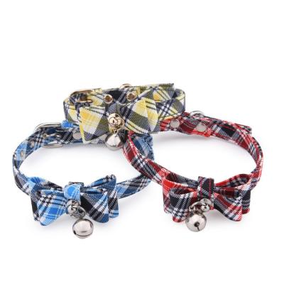 China Quick Release Fashion Custom Made Dog England Plaid Luxury British Collar for sale