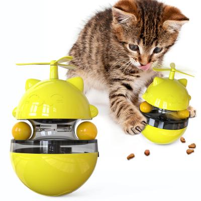 China OEM Low MOQ ODM Viable Automatic Pet Feeder For Pet Bowl Customized Pet Training Bowl Lucky Cat Tumbler Cat Toy for sale