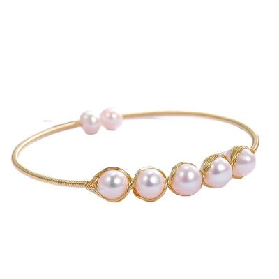 China 2021 Beautiful Friendship Pearl Flexible Adjustable Freshwater Bracelets for sale