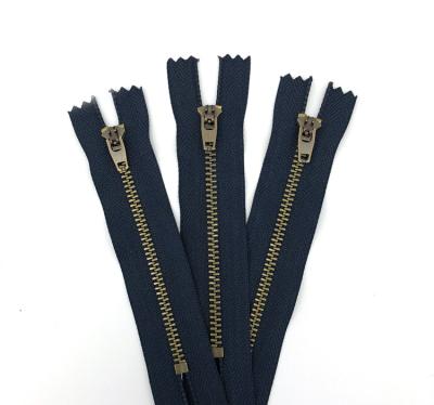 China YG 3# Jeans Zipper Antique Brass for sale