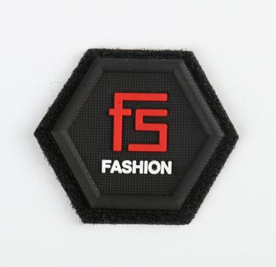 China 3D Silicon Rubber Patch For Clothes PVC Rubber Badge For Apparel for sale