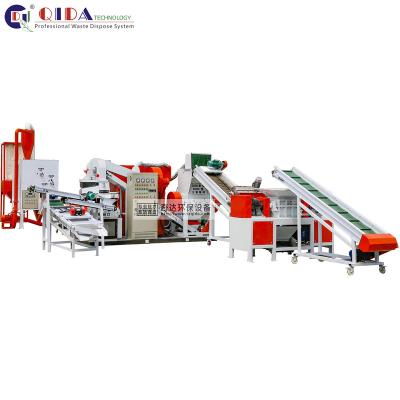 China Recycling Wires And Cables QD-600SA+QD-1000 Medium Copper Wire Recycling Machine Cable Recycling Machine Wire Crusher for sale