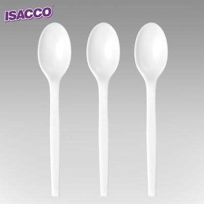 China Disposable Compostable Cutlery Set Cornstarch Spoon for sale