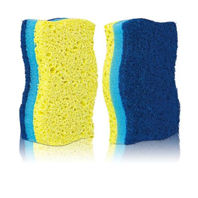 China Cellulose Sponge Sustainable Protection, Cellulose Sponge for Kitchen, Cellulose Sponge and Scrubber for sale