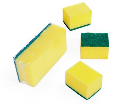 China Multifunctional Kitchen Cleaing Sponge Thick Sponge Scrubbers Kitchen Cleaning Dish Wash Scourer Pads for sale