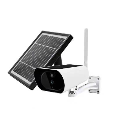 China 2 Million Full HD COMS Sensor1/2.7 PS5230 CCTV Camera Solar Powered Two Way Audio Wide Angle Lens 2G2P Support Voice Call for sale