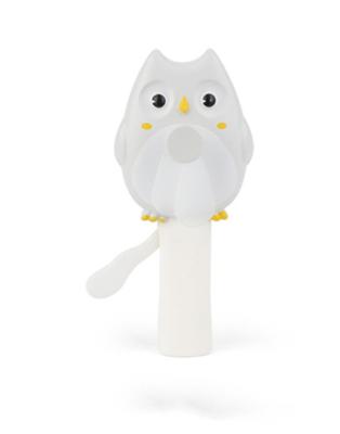 China Distribute mini wind network hand pressure portable fan with children cute animal plastic toy appearance fan for sale