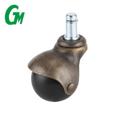 China Modern Antique Brass Swivel Caster Trackball Caster for sale