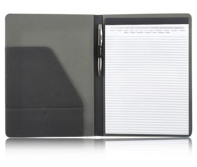 China PU Leather Business Executive Presentation Folder Folder With A4 Writing Notepad for sale