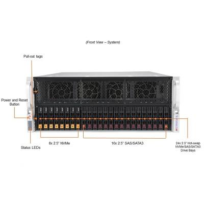 China Intel Xeon Processor-Powered Supermicro 4u Rack Server for GPU Computing Needs for sale