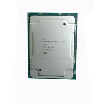 중국 2.7GHz 인텔 Xeon 플래티넘 CPU 8280L 서버 프로세서 28 코어 64 비트 지원 소켓 G2 판매용