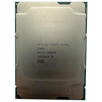 China Intel Xeon Processor 4309Y Eight Core 2.8GHz CPU for Server and Workstation Solutions for sale