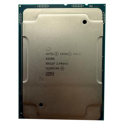 China Intel Xeon Dual Server Processor 6258R 28 Core 2.7GHz CPU LGA 1366 Products Status for sale