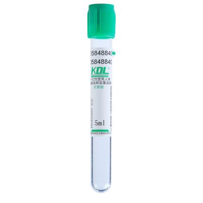 China High quality green top heparin test blood sodium heparin lithium heparin electronic tube tube for sale