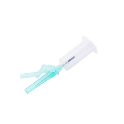 China ABS Wholesale Plastic Safety Butterfly Hypodermic Syringe Needle With Safety Device For Medical Use for sale