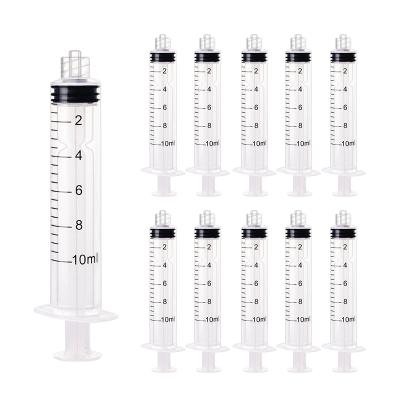 China Plastic Precise Glue Syringe Needle Dispensing Dispensing Tips Dispensing Industrial Syringe Flat Blunt Needle IS-10ML for sale