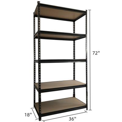 China Corrosion Protection Rack Besi Biru Kuning 2 in 1Rak kukuh Besi Bertingkat Boltless Rak Besi Bertingkat Boltless Storage Shelving Rack Metal Shelf 175kg for sale