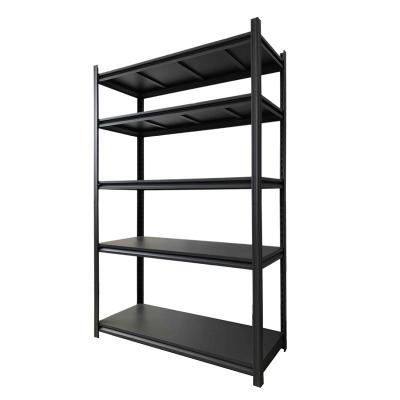 China Heavy Duty Corrosion Protection DIY White Black Powder Coated Metal Steel Storage Shelving Shelves Boltless Racks For Garage Philippines for sale