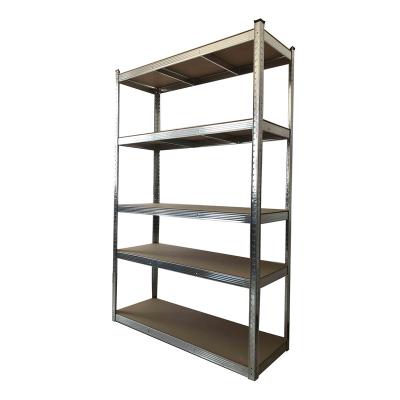 China Corrosion Free Boltless Galvanized Steel Metal Shelving Rack Storage Brackets Shelving Shelving Black White For Philippine Market for sale