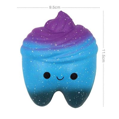 China Mini Toy New Product Hot Selling Compression Soft Toy Galaxy Teeth Soft Toy for sale