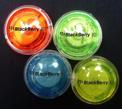 China Led Flashing Yo-yo With Big Logo Area 57mm Diameter And 30mm Height for sale