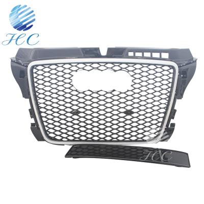 China RS Style ABS MATERIAL BLACK Front Bumper Grill / Honey Comb Mesh Grill For AUDI A3 for sale