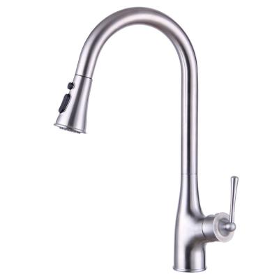 China Modern Most Popular Professional Kitchen Faucet 304 Stainless Steel Pull Out Faucet for sale