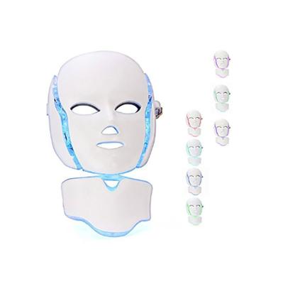 China Skin Tightening 7 Colors Led Facial Masks Professional Photon Light Therapy Led Beauty Mask for sale