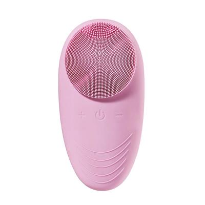 China Fashionable Face Wash Face Massager Acne Treatment Mini Electric Silicone Facial Cleanser Cleaning Brush for sale