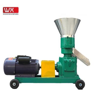 China Small Farm Use Flat Die Pellet Mill High Grade Pellet Mill Animal Feed 50-60kg/h 9KL-125 Making Machine for sale