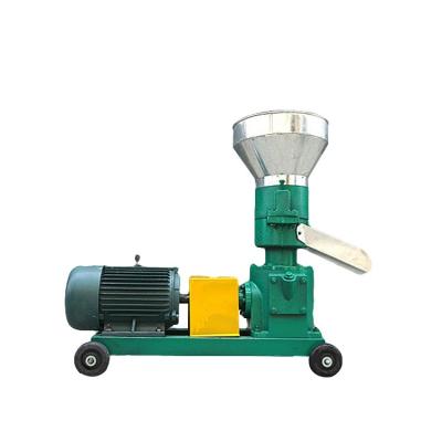 China Small Farm Use Flat Die Pellet Mill Livestock Fodder Block Making Machine for sale