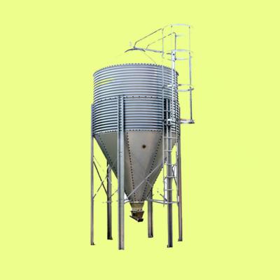 China For poultry and pig farm feed storage silo poultry chicken broiler livestock pig home galvanized feed silo for sale